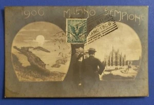 1906 Mailand - Simplon - Internationale Ausstellung - allegorische Fotografie - Bild 1 von 2