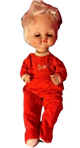 Vintage Remco Snugglebun Doll 1965 Sleepy Eyes & Original Pajamas Snuggle Bun - Picture 1 of 3