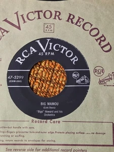 45 RPM Bigs Howard RCA VICTOR 5299 Big mamou sehr guter Zustand++ - Bild 1 von 2