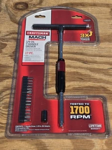 NEW & SEALED CRAFTSMAN MACH 9-48025 17 pc 1/4" T-Handle Driver and Bit Set - Picture 1 of 10
