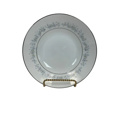 Tazón de sopa Noritake Contemporary Fine China Marywood 2181 7,5" borde de platino Foto 1 de 3