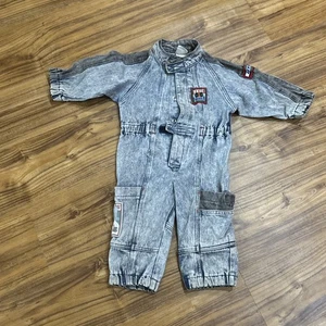 Vintage Levis Formel 1 Racing Denim Jumpsuit Größe 2T - Bild 1 von 16