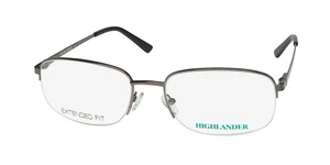 NUEVAS GAFAS HIGHLANDER 604 60-19-150 PARA HOMBRE 033 RECTANGULARES MEDIA LLANTA METAL Y - Imagen 1 de 8