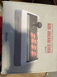 8bitdo N30 Arcade Stick Bluetooth+USB - Steam, Pi, Switch, Windows, macOS, MAME - Imagen 1 de 3
