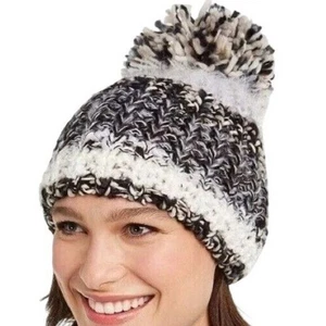 INC International Concepts Colorblocked Mega-Pom Beanie (444) - Bild 1 von 5
