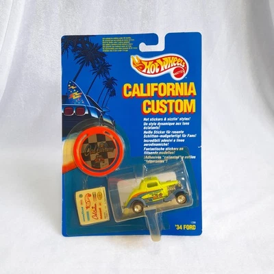 Hot Wheels California Custom '34 Ford 1990 Mattel Malaysia Vintage Die-Cast - Bild 1 von 4