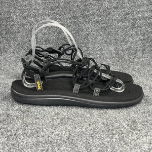 Sandalias Teva Voya Infinity para mujer talla 9 negras atléticas recuperación playa chanclas - Imagen 1 de 12
