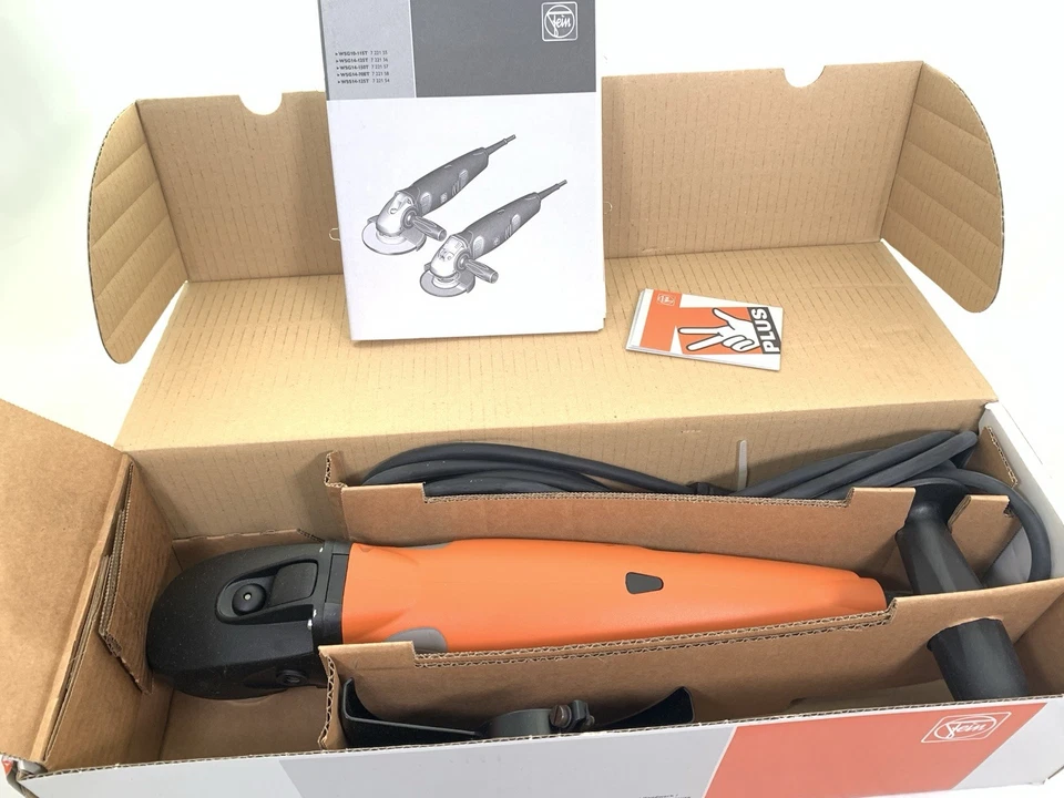 Juego de amoladoras angulares compactas Fein 72215712360 WSG14-150T 6" Hecho en Alemania Foto 1 de 4