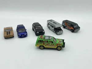 Jurassic Park Ford Explorer, Chevy Van, BMX Motor Home  (Lot of 6 Diecast Cars) - Picture 1 of 13