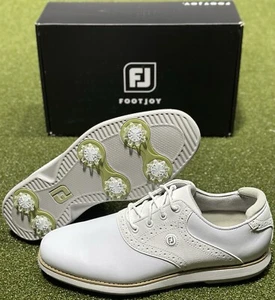 NUOVE scarpe da golf FootJoy 2025 Traditions donna 97901 bianche misura a scelta - Foto 1 di 6
