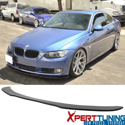 Fits 06-13 BMW E90 E92 3 Series Front Bumper Lip Unpainted - PU Foto 1 de 4