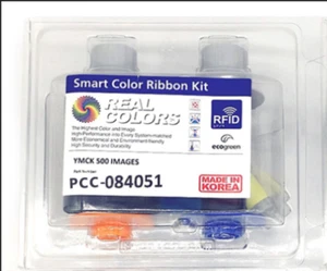 Ruban couleur carte d'identité compatible Fargo 84051 YMCK_500 pour imprimante HDP5000 - Photo 1/2