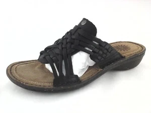 UGG Australia Sandals Slip On Slides Black Hurache Keala Women's US 8 /39 $110 - Picture 1 of 5