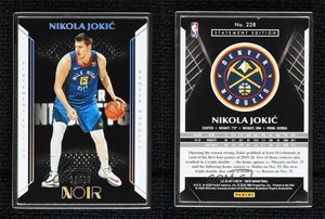 2019-20 Panini Noir Metal Frame Statement Edition /25 Nikola Jokic #228