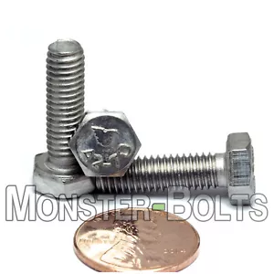M6-1.00 x 20mm Stainless Steel Hex Cap Bolt / Screw, Coarse DIN 933 Tap A2 18-8 - Picture 1 of 2