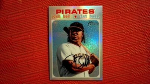 2020 Topps Hertiage Base Chrome Refractor 139/571 #THC-422 Josh Bell - Picture 1 of 2