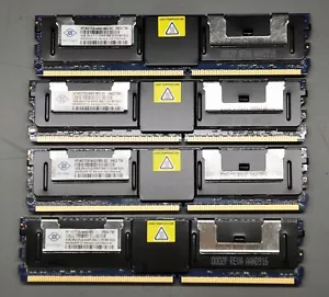 Nanya 16GB (4 x 4GB) PC2-5300F DDR2-667Mhz ECC Server Memory - Picture 1 of 3