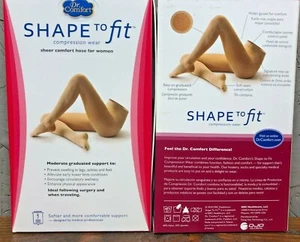 Shape to Fit Sheer Graduated Compression Pantyhose 10-15 15-20 20-30 mmHg -SALE- - Picture 1 of 7