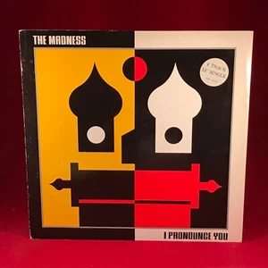 THE MADNESS I Pronounce You 1988 UK 4-track 12" vinyl single Virgin record Suggs - Picture 1 of 3