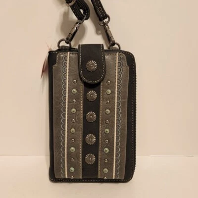 Montana West AMERICAN BLING Crossbody Phone Purse Wallet Southwestern Style - Image 1 of 4