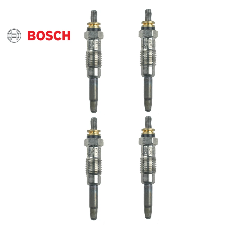 Set of 4 OE Bosch Diesel Glow Plugs for Mercedes-Benz 190D 240D 300D 300SD - Image 1 of 1