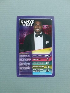 2015 Top Trumps - Popstars - KANYE WEST