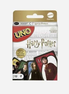 UNO Harry Potter Card Game Movie-Themed Collectors Deck of 112 Cards with Hogwar - Image 1 of 2