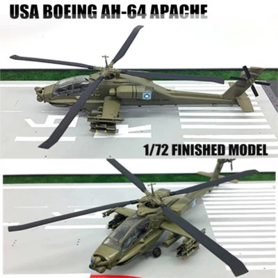 USA Boeing AH-64 Apache 1/72 Finished helicopter Easy Model non diecast - Image 1 of 4