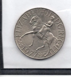 GB - Coin  (C119)  Elizabeth -  1977 -  Silver Jubilee - crown - Picture 1 of 1