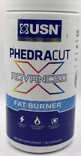 USN Phedracut Advanced X Fat Burner Super Thermogenic 60 Count Caps 10/24 SEALED