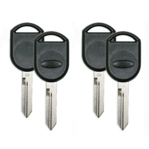 Lot2 Uncut Ignition Chip Key Transponder Shell for Ford Flex Taurus Expedition - Foto 1 di 8