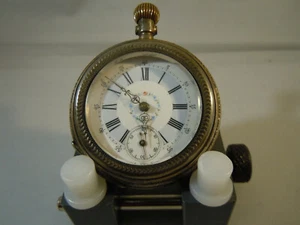 Antike franz. Taschenuhr Remontoir/Cylindere 10 Rubis Silber, läuft!  - Bild 1 von 10