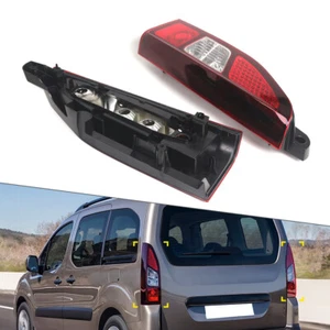 2x Rear Tail Light Lamp Housing Fit Citroen Berlingo For Peugeot Partner 12-2018 - Picture 1 of 11