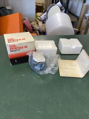 Pentax SMC Pentax-A f/1.7 50mm Standard Lens Prime with Caps 20877 Untested - Image 1 of 4