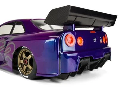 Protoform 2002 Nissan Skyline GT-R R34 Replacement Rear Wing (Clear) - Image 1 of 3