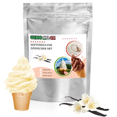 Gino Gelati Vanille Dänisches Softeis Pulver