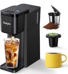 Tastyle Mini Single Serve Iced and Hot Coffee Maker for K Cup and Ground - Picture 1 of 5