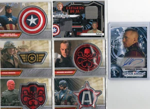 Marvels Captain America - Autograph & Costume Relic Card Selection NM Upper Deck - Picture 1 of 32