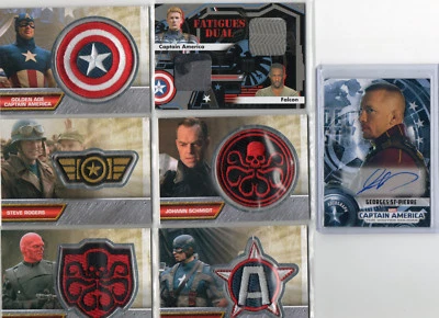Marvels Captain America - Autograph & Costume Relic Card Selection NM Upper Deck - Image 1 of 3