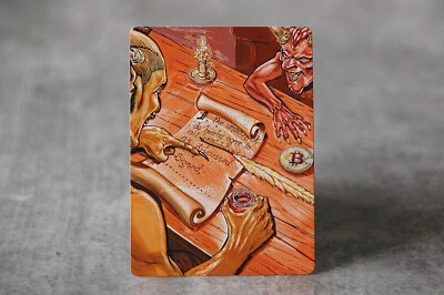 Crypto From Below | Satirical Altered  Art MTG - Image 1 of 4