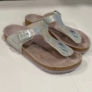 Birkenstock Gizek Holographic DiscoBall Reflective Shimmer Sandale Mädchen Gr. 32 - Bild 1 von 11
