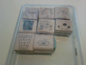 Stampin Up Fun Filled Gummistempelset 2005, Korb, Geburtstag, Frühling, Shopping - Bild 1 von 2