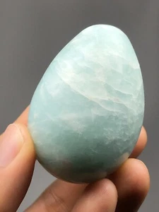 Amazonite 3.4oz Egg Polished Reiki Crystal Healing EMF Protection S5 - Picture 1 of 12