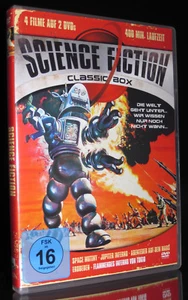 DVD SCIENCE FICTION CLASSIC BOX - 4 FILME - SPACE MUTINY + JUPITER INFERNO * NEU - Picture 1 of 1