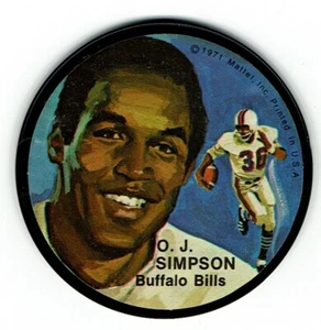 1971 Mattel Instant Replay Records O.J. Simpson Buffalo Bills - Picture 1 of 2