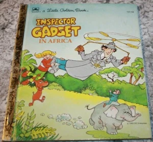 Inspector Gadget in Africa #107-59 Vintage 1984 Little Golden Children's Book - Picture 1 of 4