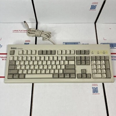 Dell SK-1000REW QuietKey PS/2 Wired Keyboard Vintage Retro - SAME DAY - WARRANTY - Image 1 of 4