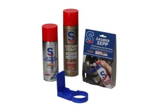 kmx24 S100 limpiador de cadenas y spray de cadenas Dry Lube + Sauber Sepp en conjunto - Imagen 1 de 2