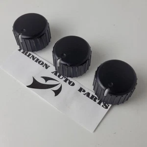 2001-2004 Dodge Grand Caravan AC Heater Knobs Black Set of 3 OEM - Picture 1 of 3
