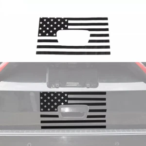 Black Tailgate Handle American Flag Sticker Trim Decal for Dodge Durango 2011+ - Foto 1 di 10